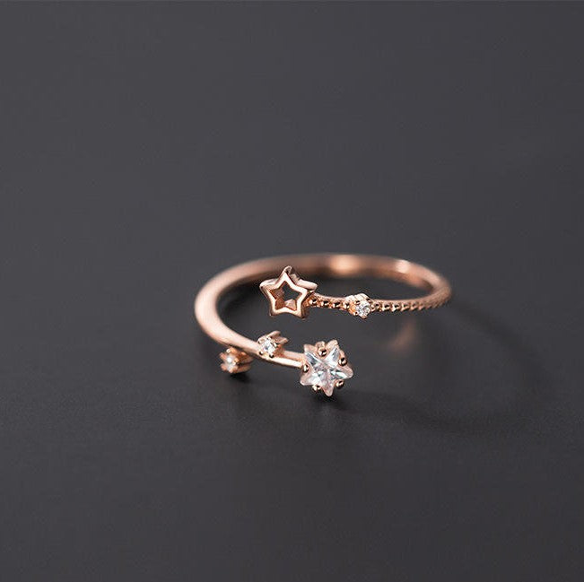 Anillo estrella ajustable