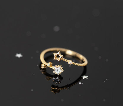 Anillo estrella ajustable