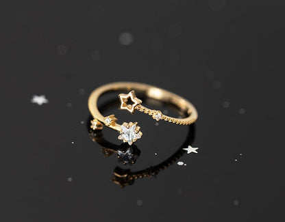 Anillo estrella ajustable